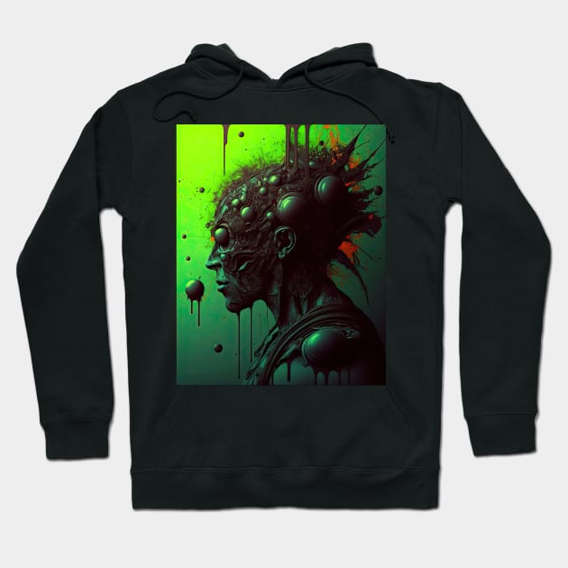 Tribal Alien Remnant Hoodie by JoeBurgett